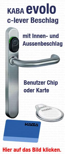 KABA evolo c-lever Beschlag