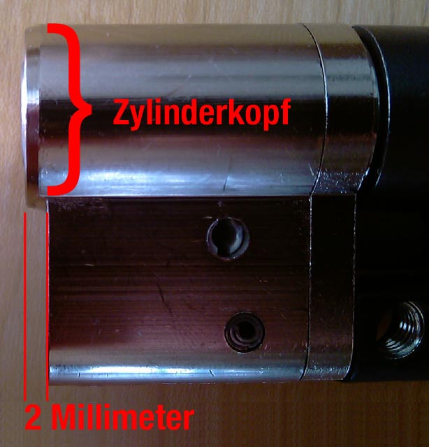 Zylinderabdeckung, Beschläge, Glossar A-Z