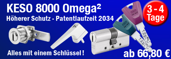Produktfamilie KESO 8000 Omega - Alles mit einem Schlüssel.
