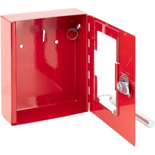 Notschlüsselbox EMG 6165 H150xB120,00xT48mm rot Stal Anz.Hak.1 BURG-WÄCHTER