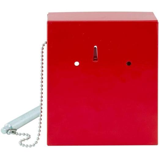 Notschlüsselbox EMG 6165 H150xB120,00xT48mm rot Stal Anz.Hak.1 BURG-WÄCHTER