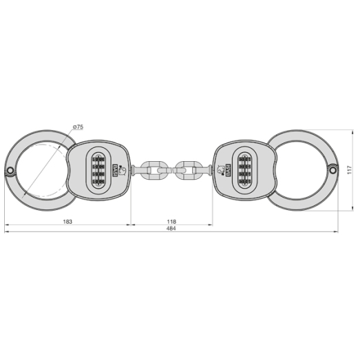 ZR 320 - E-Scooter Schloss mit vierstelligem Zahlencode