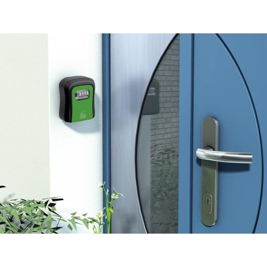 Schlüsselsafe mit Zahlenschloss | SSZ 200 - Schwarz/Grün