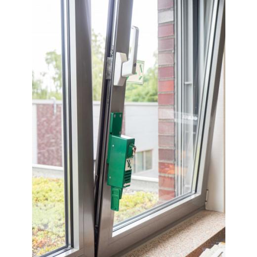 GFS - Fensterwächter PLUS - 3 Piktogramme grün m. Profilhalbzylinder 