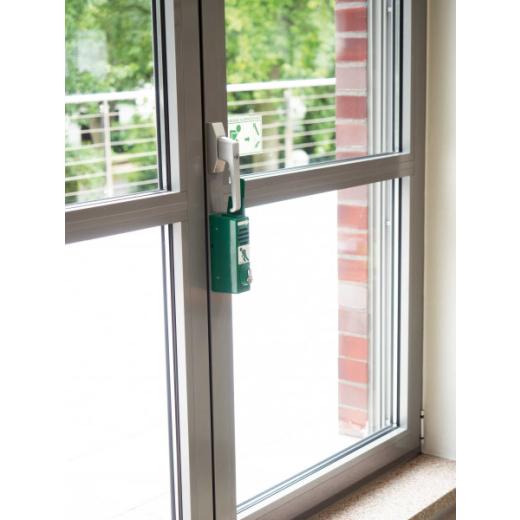 GFS - Fensterwächter PRAXIS 2 Piktogramme grün m. Profilhalbzylinder