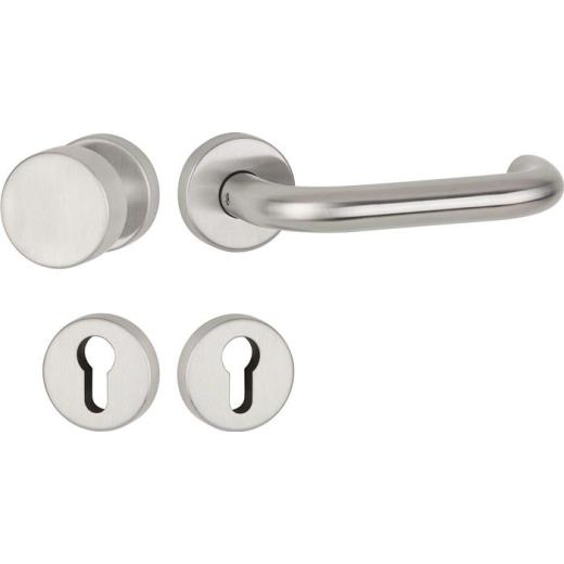Drückergrt.Basic 01 VA 60 VA ma U-Form PZ DIN L/R D/D 30 TECWERK