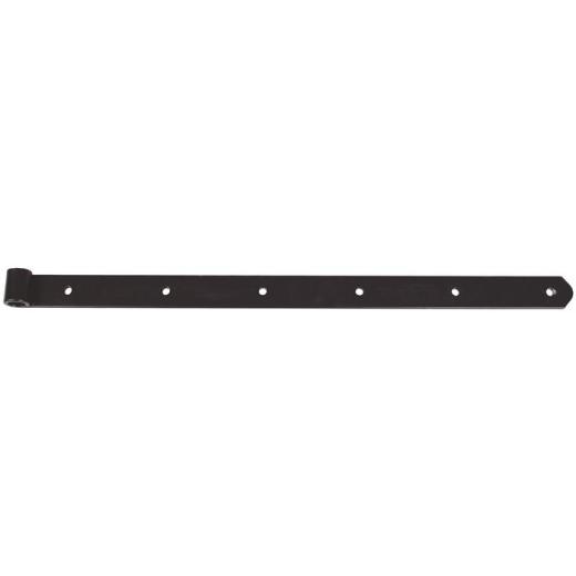 Ladenband L.600mm STA schwarz kunststoffbeschich.gerundet GAH | 6 Stück