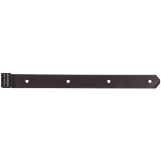 Ladenband L.400mm STA schwarz kunststoffbeschich.gerundet GAH | 6 Stück