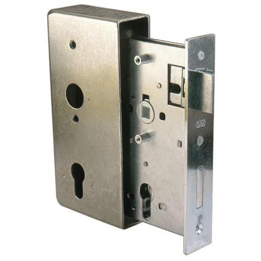 GAH - Schlosskasten DIN L/R Maß A185xB90xC55xE40mm Dornm.55mm