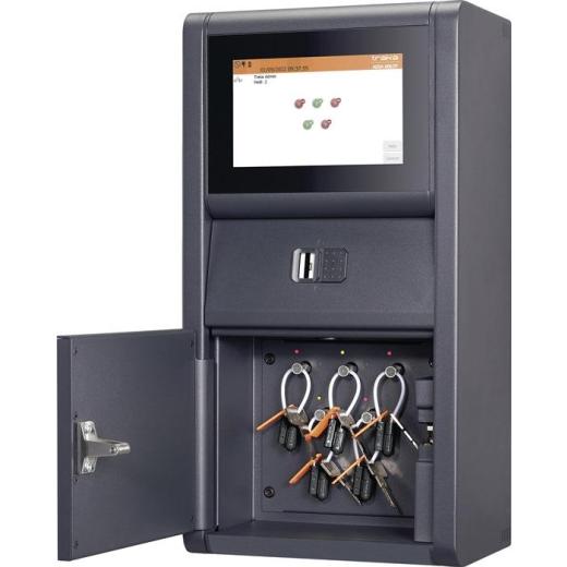 Elektronischer Schlüsselschrank V-Touch-Pro H472xB250xT173mm Drehriegelschloss