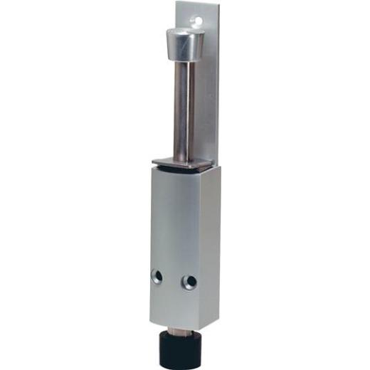 KWS - Türfeststeller 1224.02 Alu.silberf.lack.Hubh.90mm Türmontage