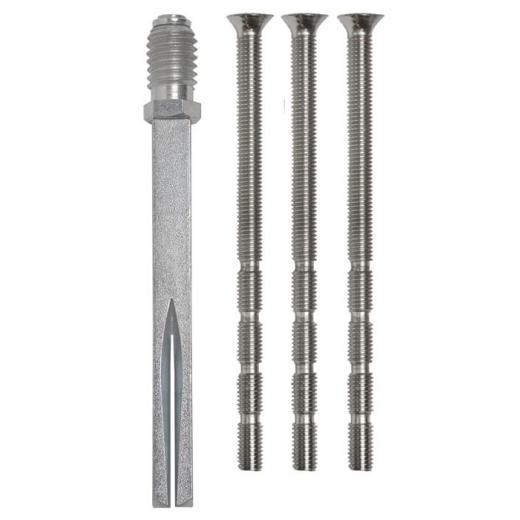 Rollenschraubwechselstift 4-KT.10 STA verzinkt/vernickelt M12 u.M6 SCHNEGEL