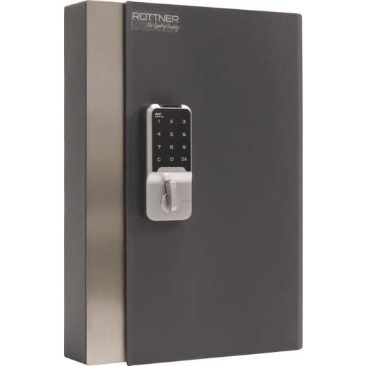 Schlüsselschrank Key Home 24 H385xB265xT60mm 1-türig o.Anz.Hak.24 ROTTNER
