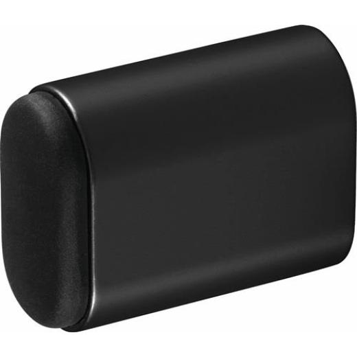 HERMETA - Wandtürpuffer 4700/4702/4704 Alu.schwarz elox.L.50mm