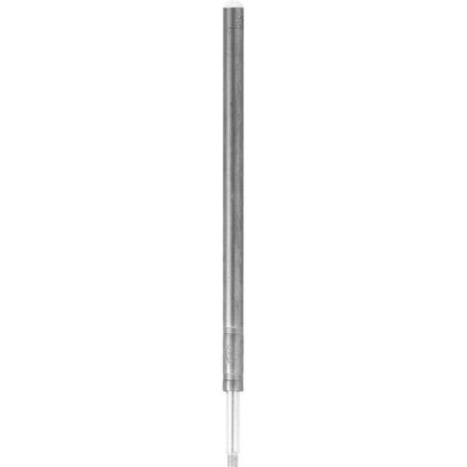 Treibriegelstange 9006 Rohr m.Gleitstopfen 2000mm BKS