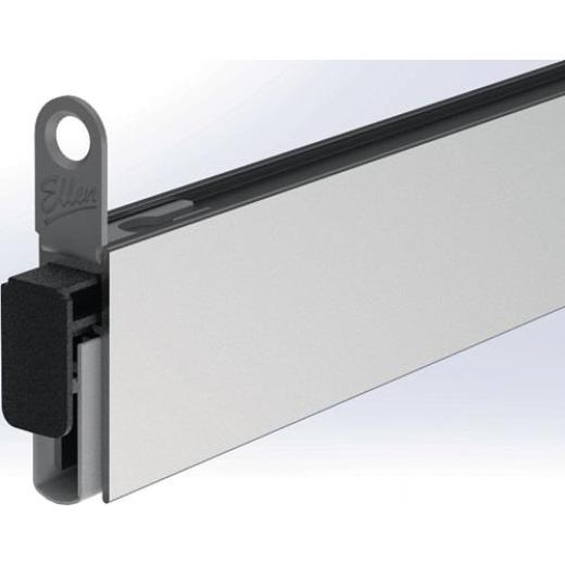 ELLEN - Türdichtung EllenMatic Soundproof Slim 1 stg.L.833mm B.10mm Silik.blk s