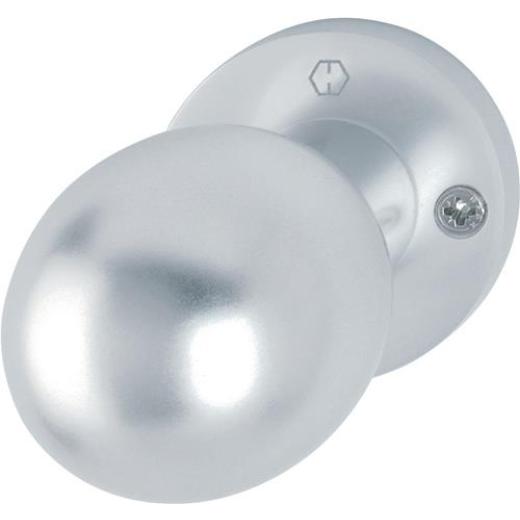 Hoppe - Knopfrosette 50/11 Alu.F1 Aufnahme M12 Kugelknopf