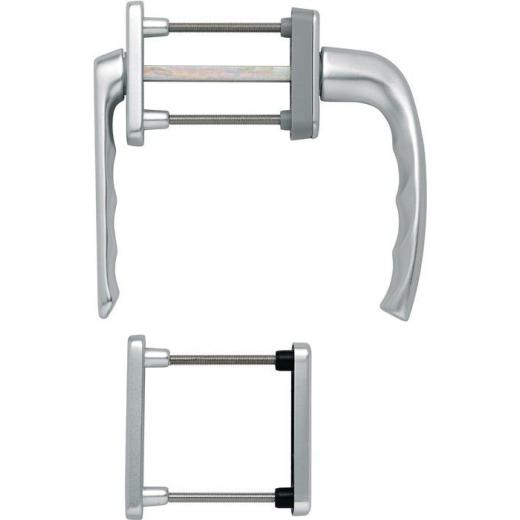 Hoppe Balkon-/Fenstertür-Garnitur New York  New York 099KH/961N/U10 | Türstärke 63-73 mm, Aluminium F1