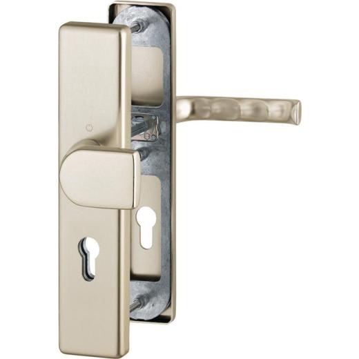 Hoppe Schutzgarnitur London Aluminium (F2/neusilberfarbig) PZ