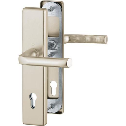 Hoppe Schutzgarnitur London Aluminium (F2/neusilberfarbig) PZ