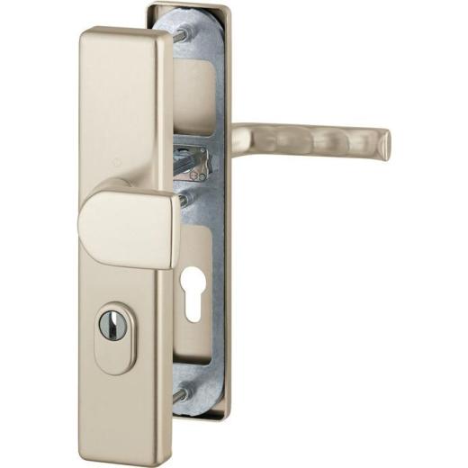Hoppe Schutzgarnitur London Aluminium (F2/neusilberfarbig) PZ