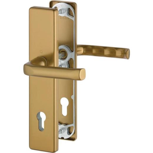 Hoppe Schutzgarnitur London Aluminium (F4/bronzefarbig) PZ