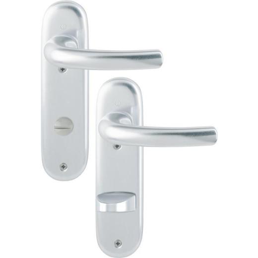 Hoppe Kurzschildgarnitur Tôkyô Aluminium (F1) WC