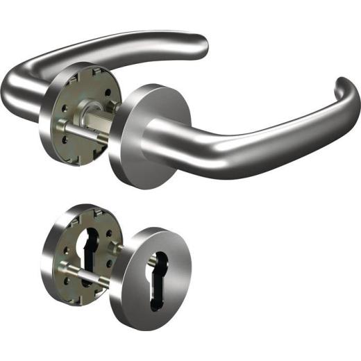 OGRO FS-Garnitur 8999/6501/6612 Alu.AL D/D TS 38-63 mm PZ rund DIN L/R