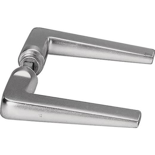 Türdrückerlochteil 465L LM F1/silberf.Schlosskästen ger.4-KT.8mm AMF