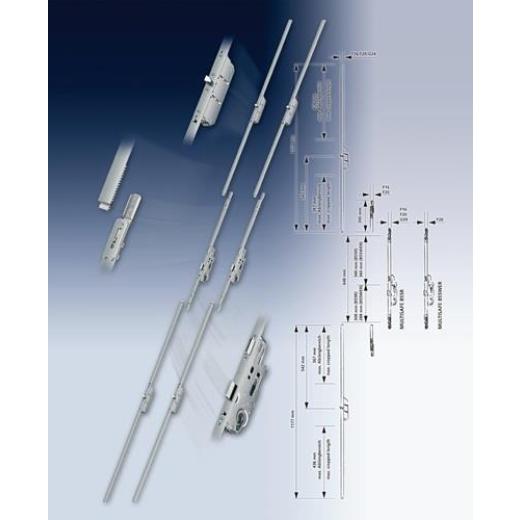 FUHR - Anschlussstulp Multisafe MA U-St.24mm L.1177mm Fuhr Silver