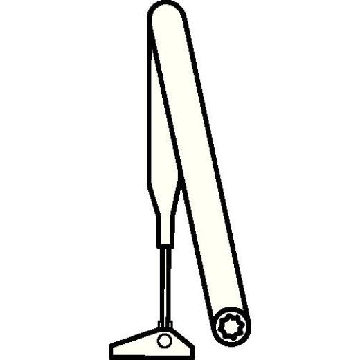 DORMAKABA - Normalgestänge dunkelbraun f.TS 71,TS 72,TS 73V u.TS 83