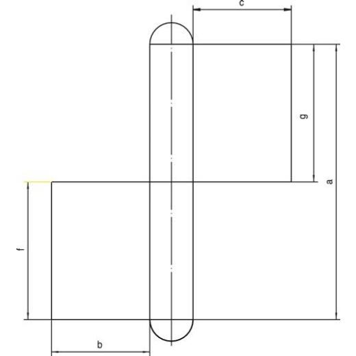 Konstruktionsband KO 4 Band-L.100mm Lappenbreite 30mm STA blk Stift-D.9mm | 10 Stück