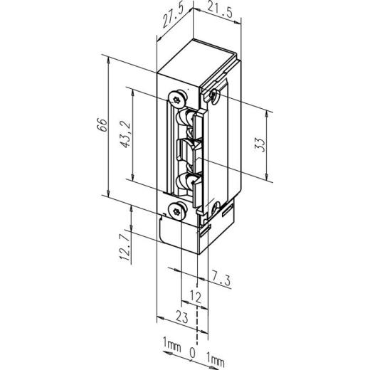 Fluchttüröffner ProFix 2 90 mA Dauerent.nein re.li.ASSA ABLOY