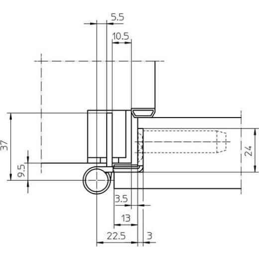 SIMONSWERK - Objektband VARIANT VX 7939/160 Planum VA ma geb.160kg 15mm DIN L/R gef.Tür | 2 Stück
