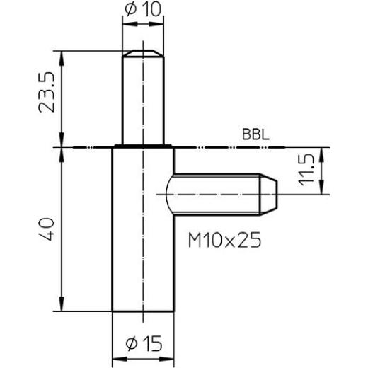 SIMONSWERK - Rahmenteil V 8100 WF U STA verz.f.2-tlg.Stahlzargen Nachrüstband | 20 Stück