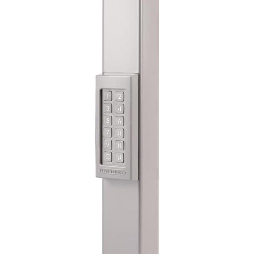 Zugangs-Tastatur Slimstone-2- Codetast.Schutzklasse IP65 silber Bel.Ja