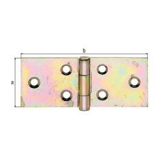 Tischband H.61mm B.offen25mm S.0,9mm STA sdmverz.GAH | 20 Stück