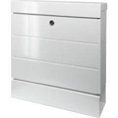 Briefkastenset NewYork 850 W H.405mm B.364mm T.110mm weiß verzinkter STA