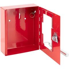 Notschlüsselbox EMG 6165 H150xB120,00xT48mm rot Stal Anz.Hak.1 BURG-WÄCHTER