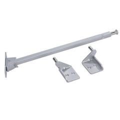 Schließfolgeregeler SR 390 aufliegend verz.u.silberfarbig lackiert