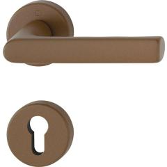 Rosettengrt.Hamburg 1700/42KB/42KBS Alu.F8607 Struktur PZ DIN L/R D/D HOPPE