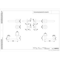 FS-Garnitur Rotterdam FS-E1401/42H/42HS VA F69 VA ma D/D TS 40-65mm PZ rd.