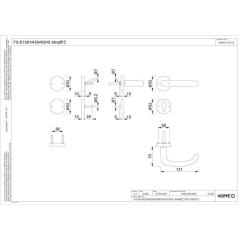 FS-Garnitur San Fran.FS-E1301/42H/42HS VA F69 D/D TS 45-65mm bl.rd.