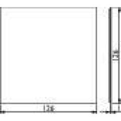 Hinweiszeichen NW-4600-3 VA Farb-Nr.60 B.126mm H.126mm TECWERK