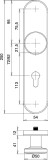 Schutzgarnitur Logo 8753/0772 Alu.F1 72mm 35-45mm EDI