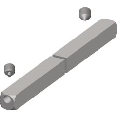 Panikstift NW-400-92 4-KT.9mm geteilter Vollstift TECWERK