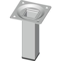 Möbelfuß weiß 25x25mm H.800mm Platte 4 St./Set ALFER ELEMENT SYSTEM | 4 Stück