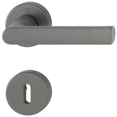 Rosettengrt.Hamburg 1700/42KB/42KBS Alu.F7302 Struktur OB DIN L/R D/D HOPPE