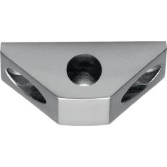 Stangenführung zu Untersatz Vario f.Rundstange 10mm silber elox.DENI