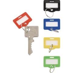 Schlüsselanhänger farbig sortiert Ku.m.Schlüsselring 100St./Bt.BURG-WÄCHTER